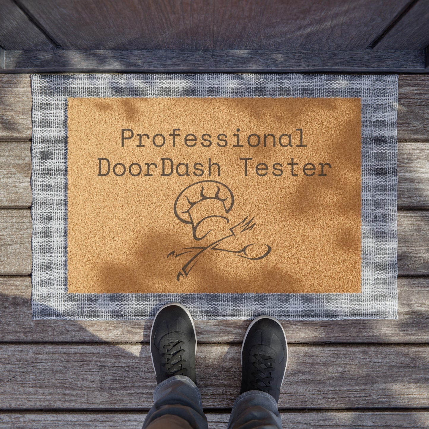 Professional DoorDash Tester Doormat