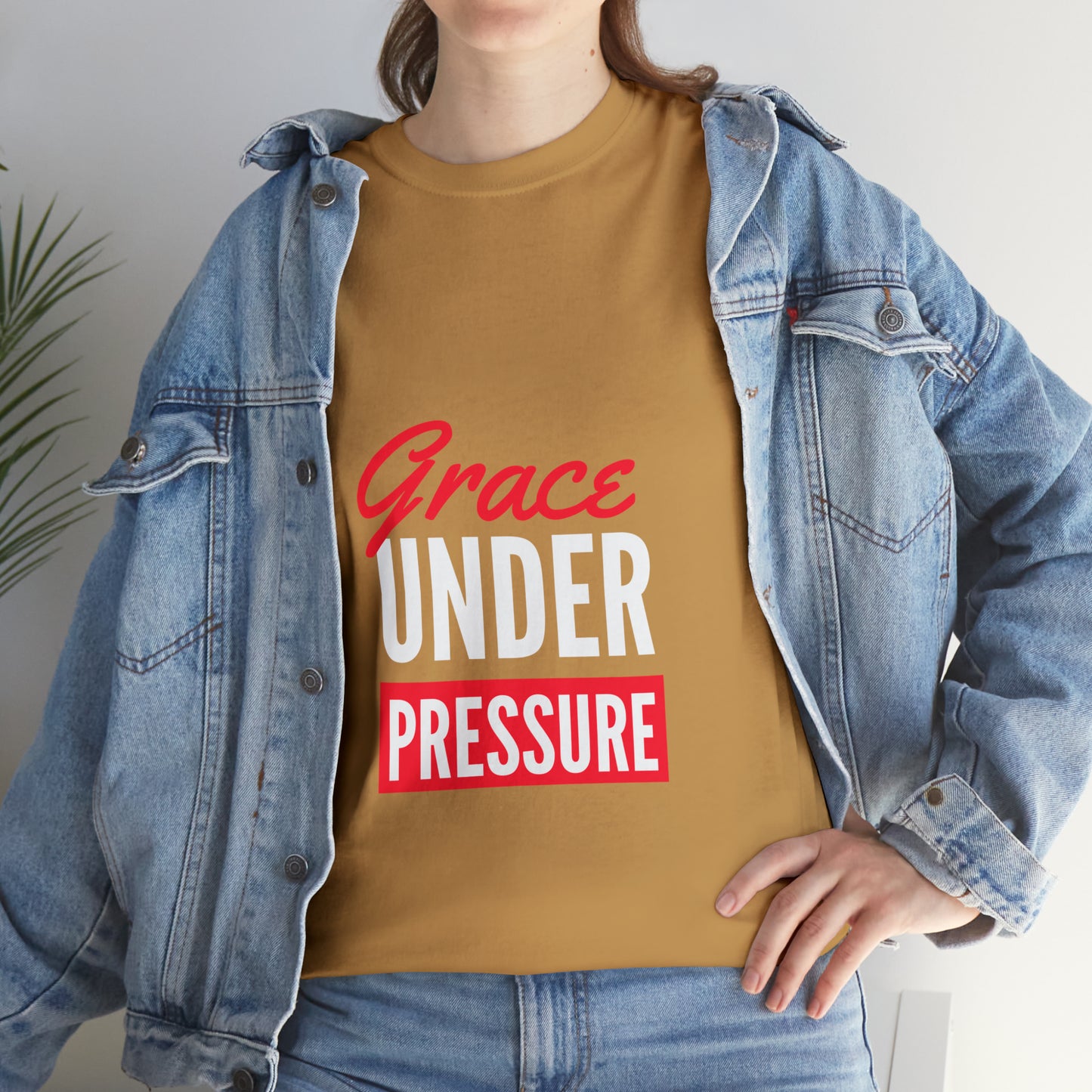 Grace Under Pressure Unisex Heavy Cotton Tee