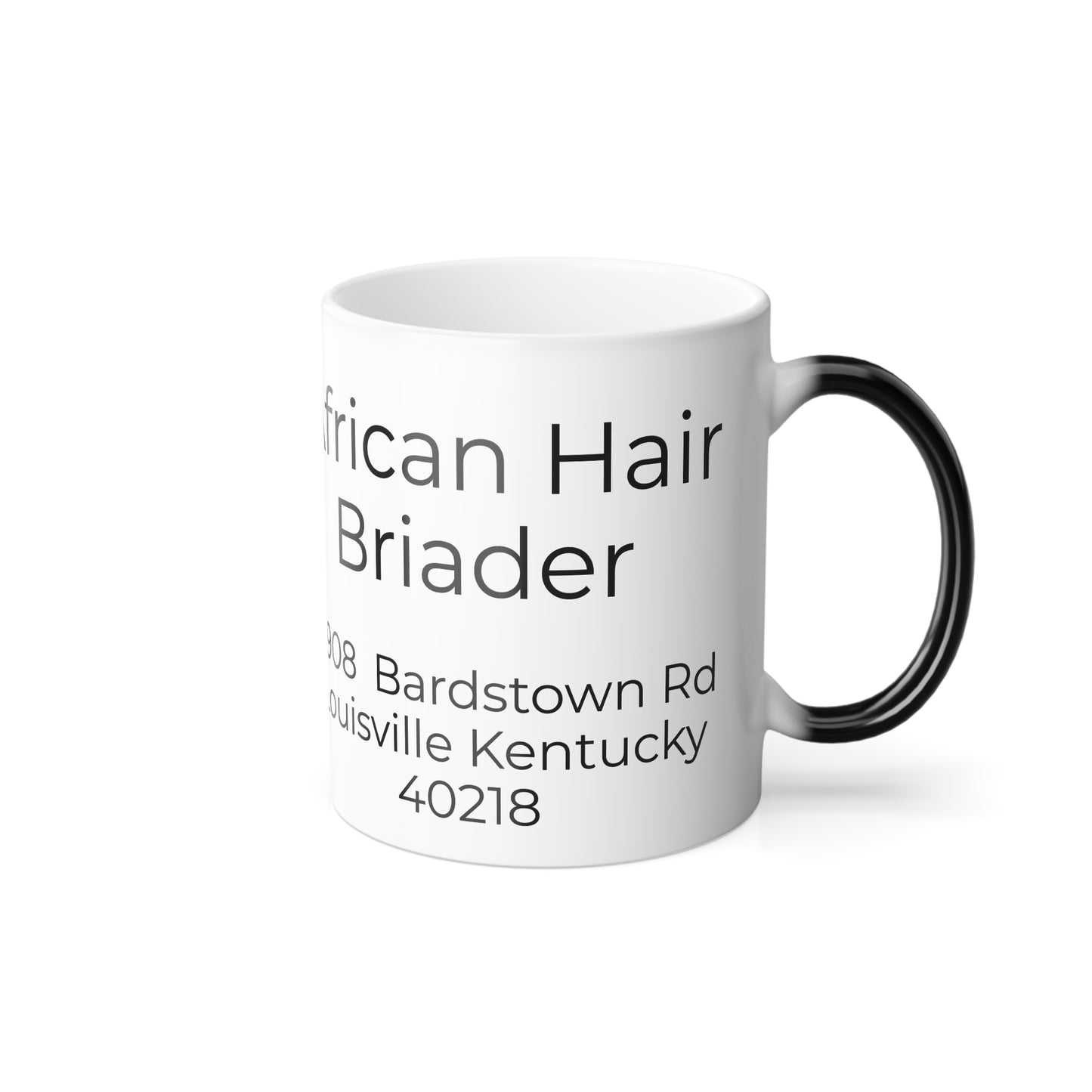 African Hair Braider Mug, 11oz: NDEYE