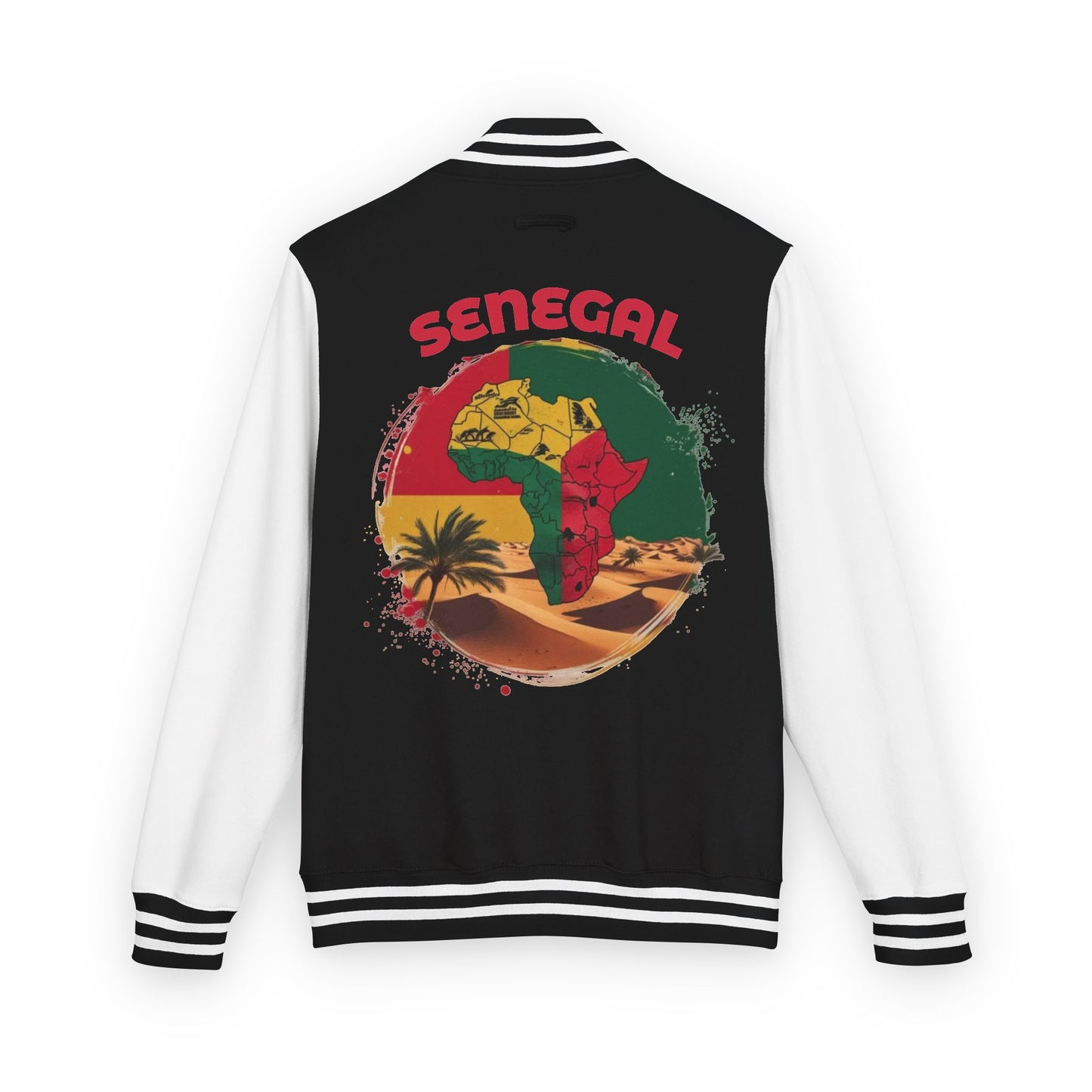 I LOVE SENEGAL Letterman Jacket: NDEYE