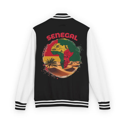 I LOVE SENEGAL Letterman Jacket: NDEYE