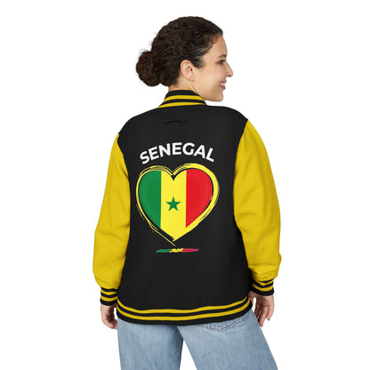 I LOVE SENEGAL Letterman Jacket: NDEYE
