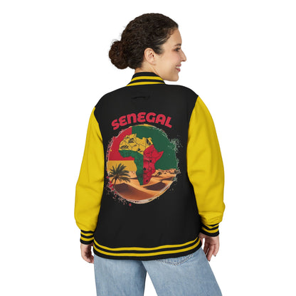 I LOVE SENEGAL Letterman Jacket: NDEYE