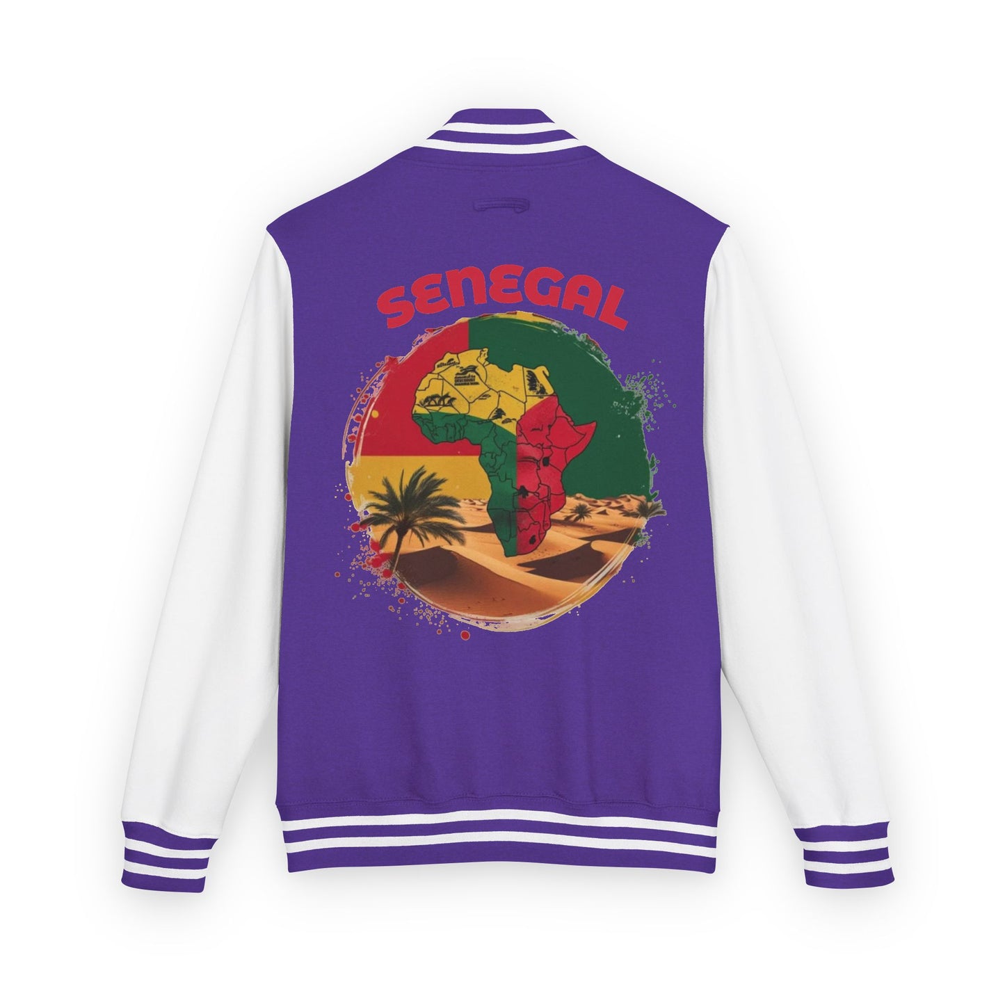 I LOVE SENEGAL Letterman Jacket: NDEYE