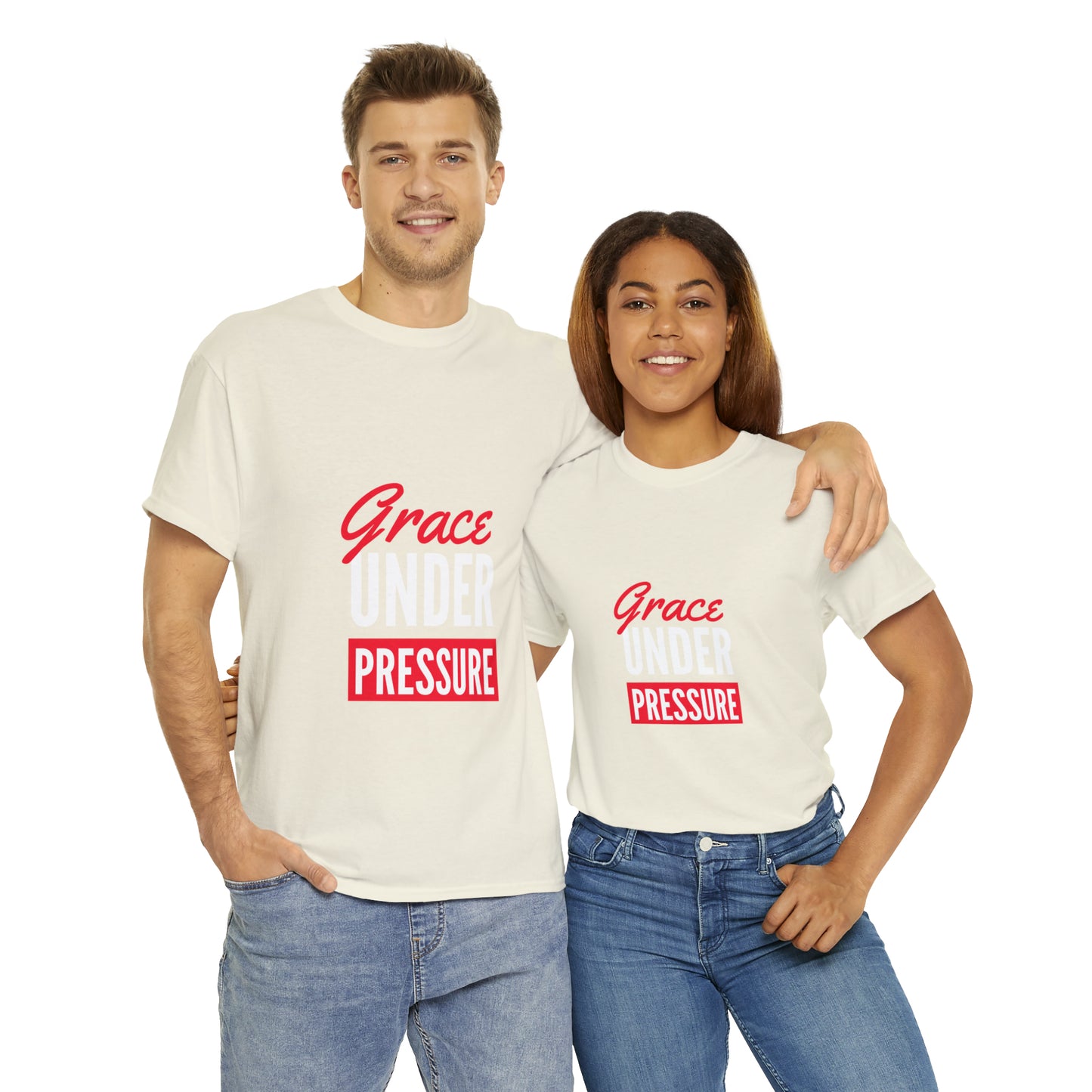 Grace Under Pressure Unisex Heavy Cotton Tee