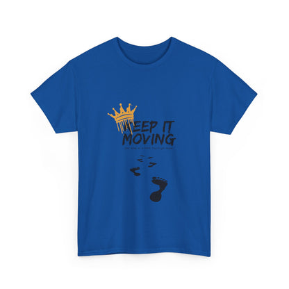 Keep It moving Foot prints Unisex Heavy Cotton Tee