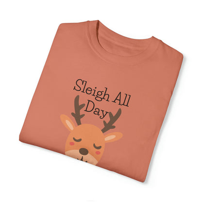 Sleigh All Day Unisex Garment-Dyed T-shirt