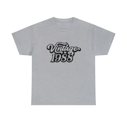 Vintage 1988 Unisex Heavy Cotton Tee