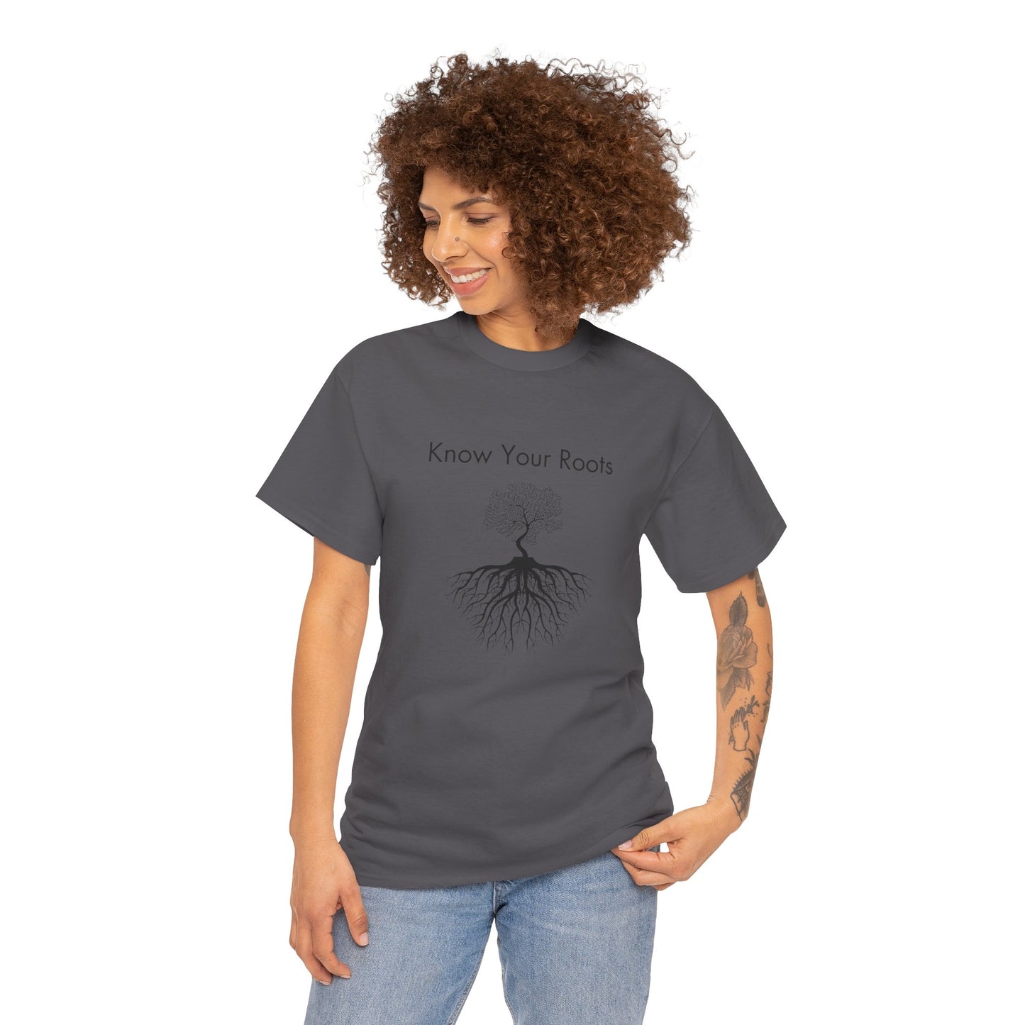 Know Your Roots Unisex Heavy Cotton Tee