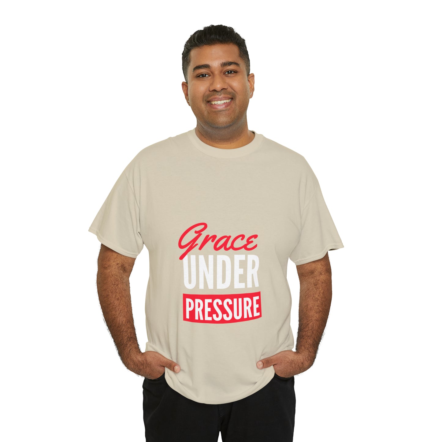 Grace Under Pressure Unisex Heavy Cotton Tee