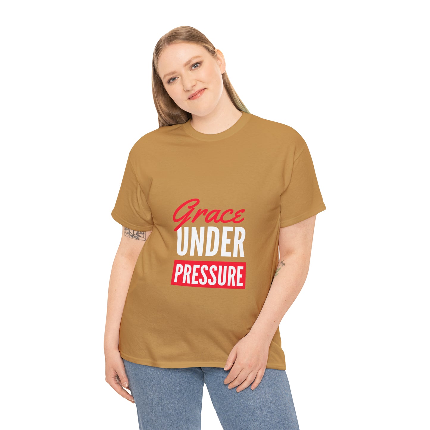 Grace Under Pressure Unisex Heavy Cotton Tee