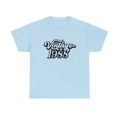 Vintage 1988 Unisex Heavy Cotton Tee