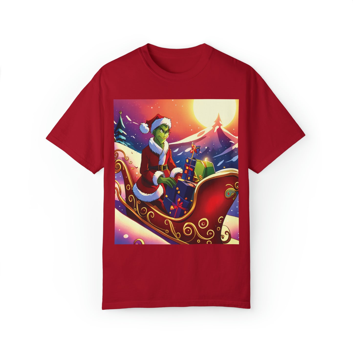 Grinch Unisex Garment-Dyed T-shirt