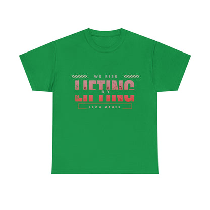 We RISE by Lifting Others Unisex Heavy Cotton Tee