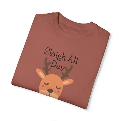 Sleigh All Day Unisex Garment-Dyed T-shirt