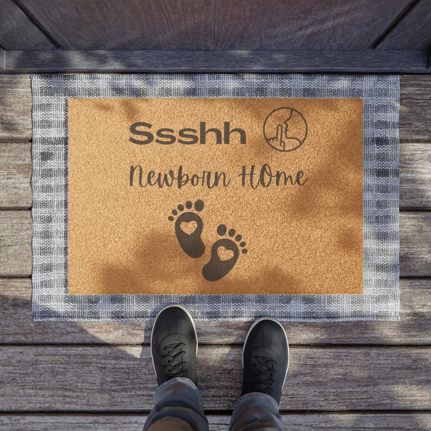 Ssshhhh Newborn Home Doormat