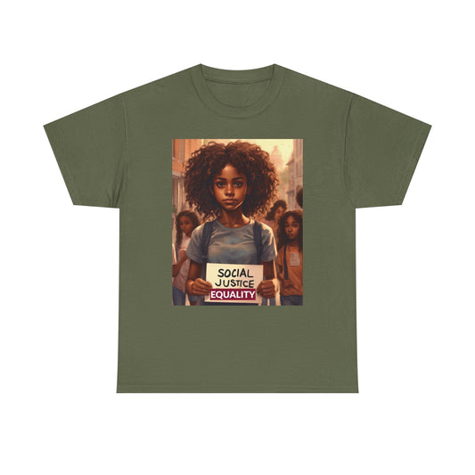 Social Justice and Equality  Teen Girl T-shirt