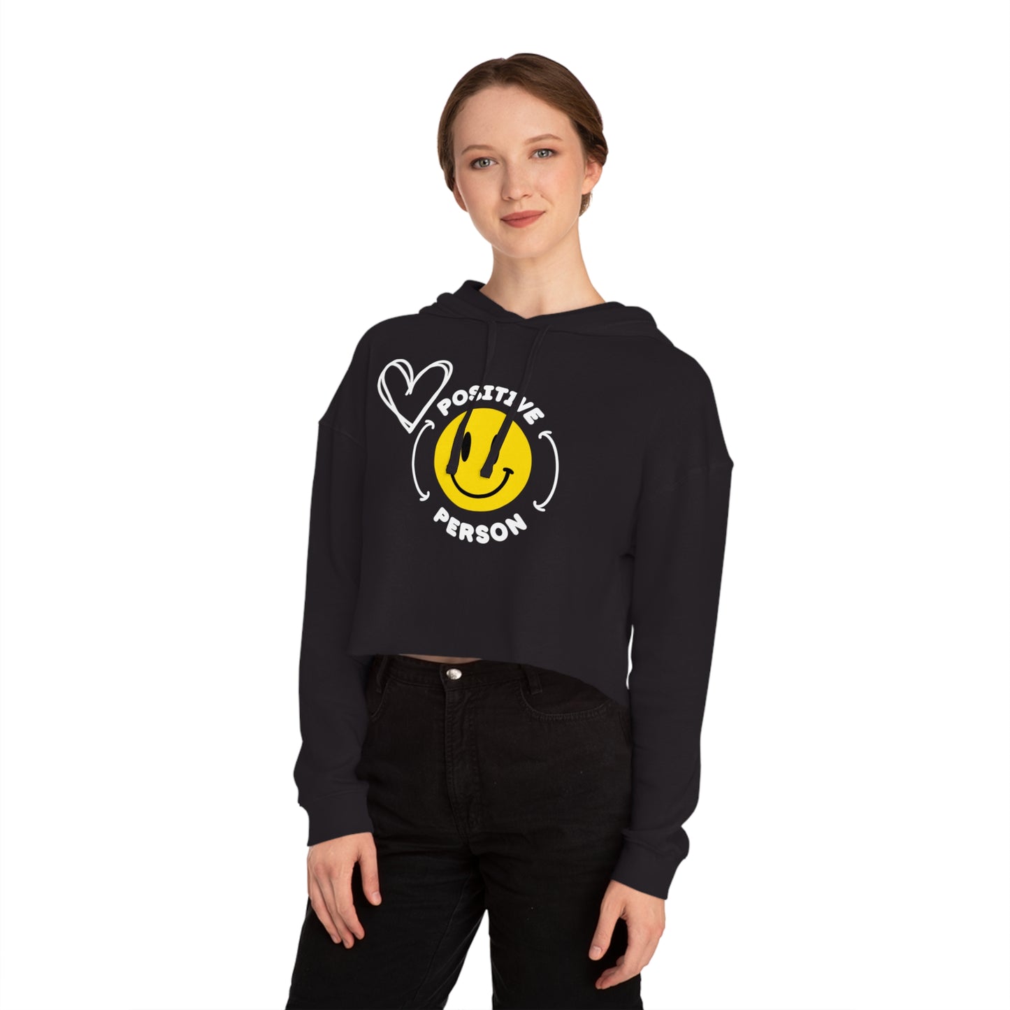 Positive Vibes - JH Cropped Hoodie