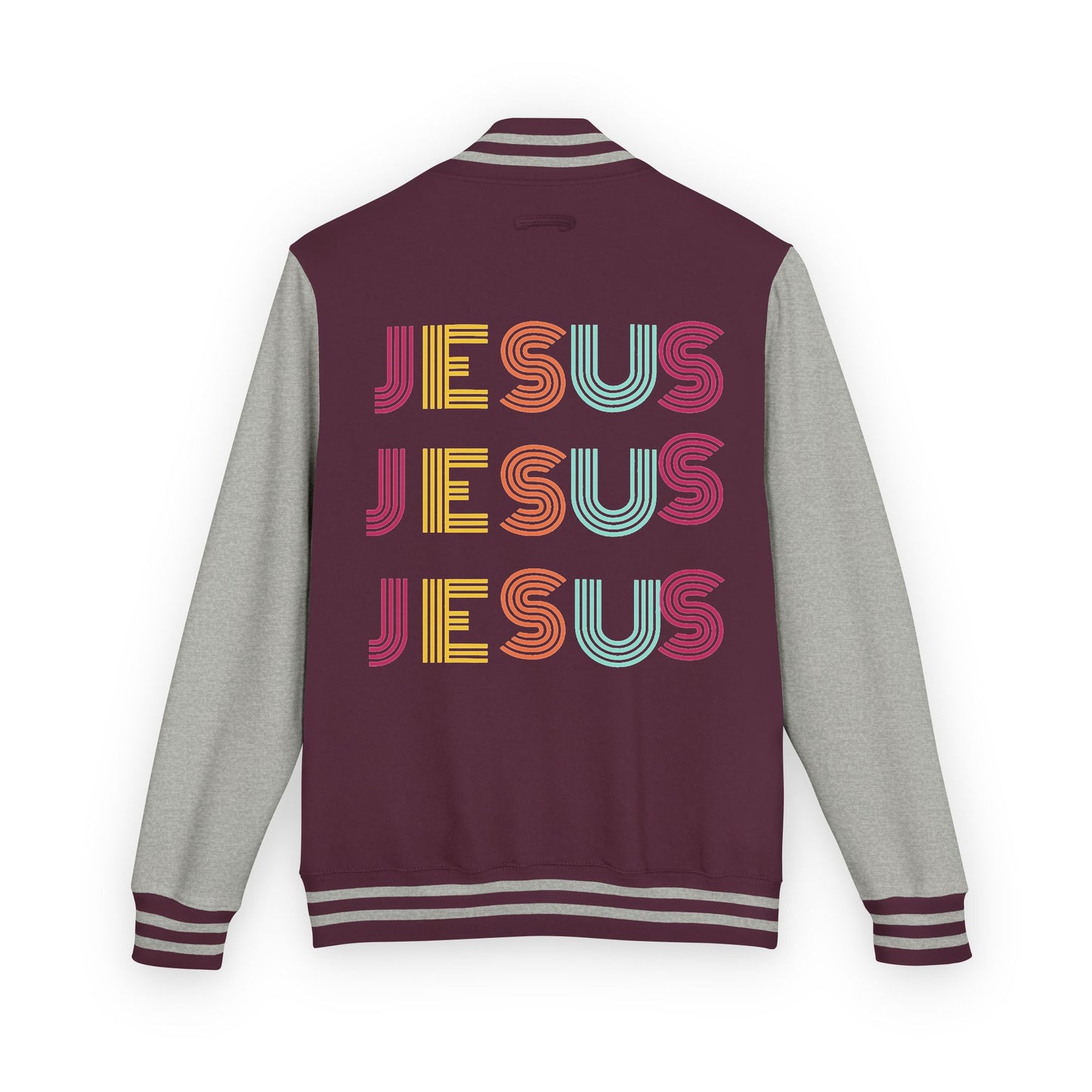 JESUS JESUS JESUS Letterman Jacket