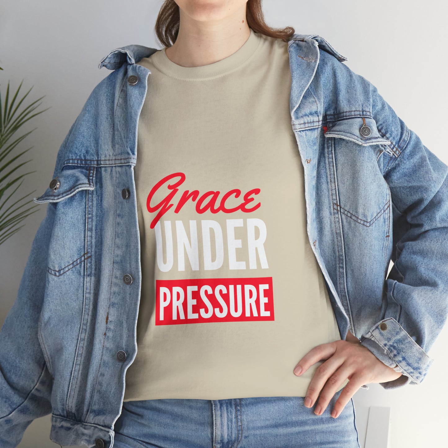 Grace Under Pressure Unisex Heavy Cotton Tee