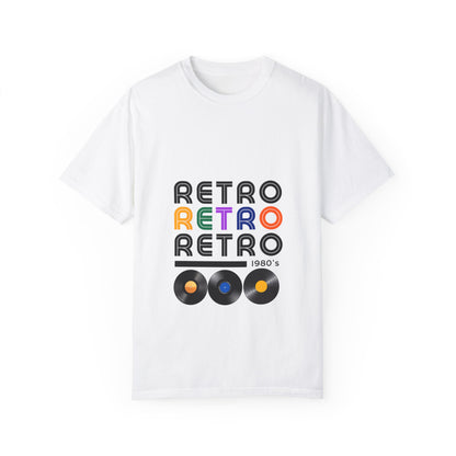 Retro 1980s Unisex Garment-Dyed T-shirt