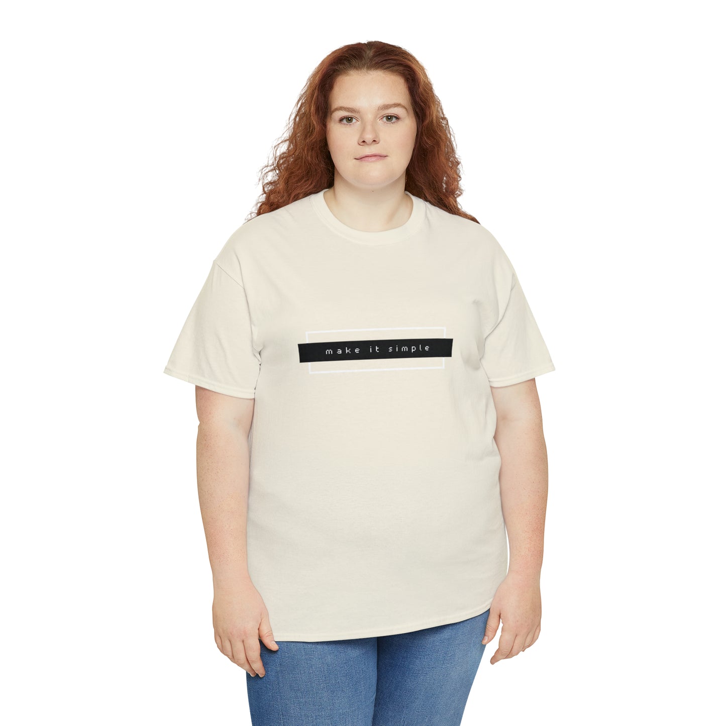 Make it simple Unisex Heavy Cotton Tee