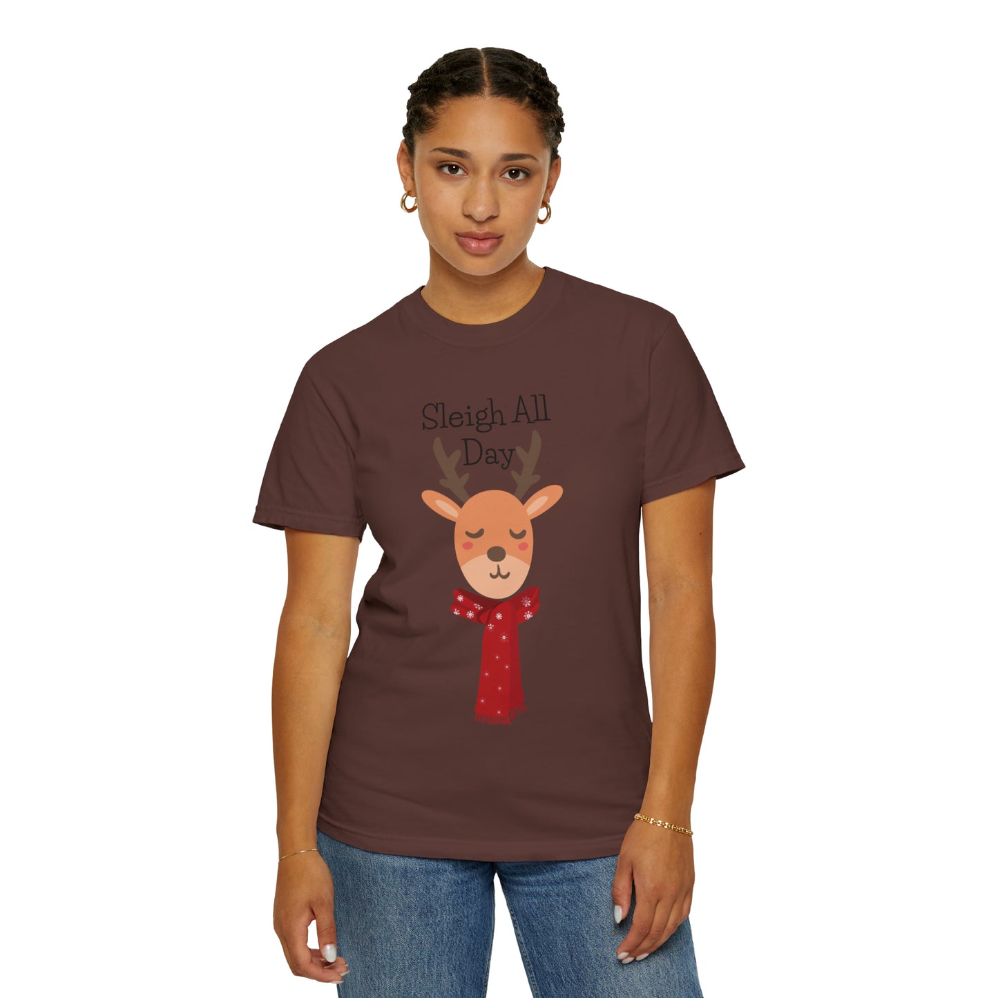 Sleigh All Day Unisex Garment-Dyed T-shirt