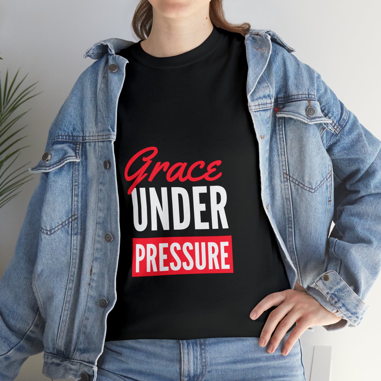 Grace Under Pressure Unisex Heavy Cotton Tee