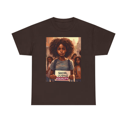 Social Justice and Equality  Teen Girl T-shirt