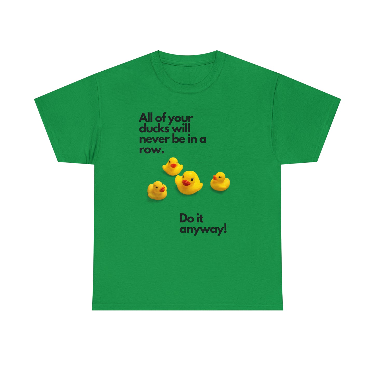 Ducks in a Row Unisex Heavy Cotton Tee