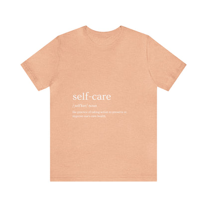 Self-Care Unisex Jersey Short Sleeve Tee