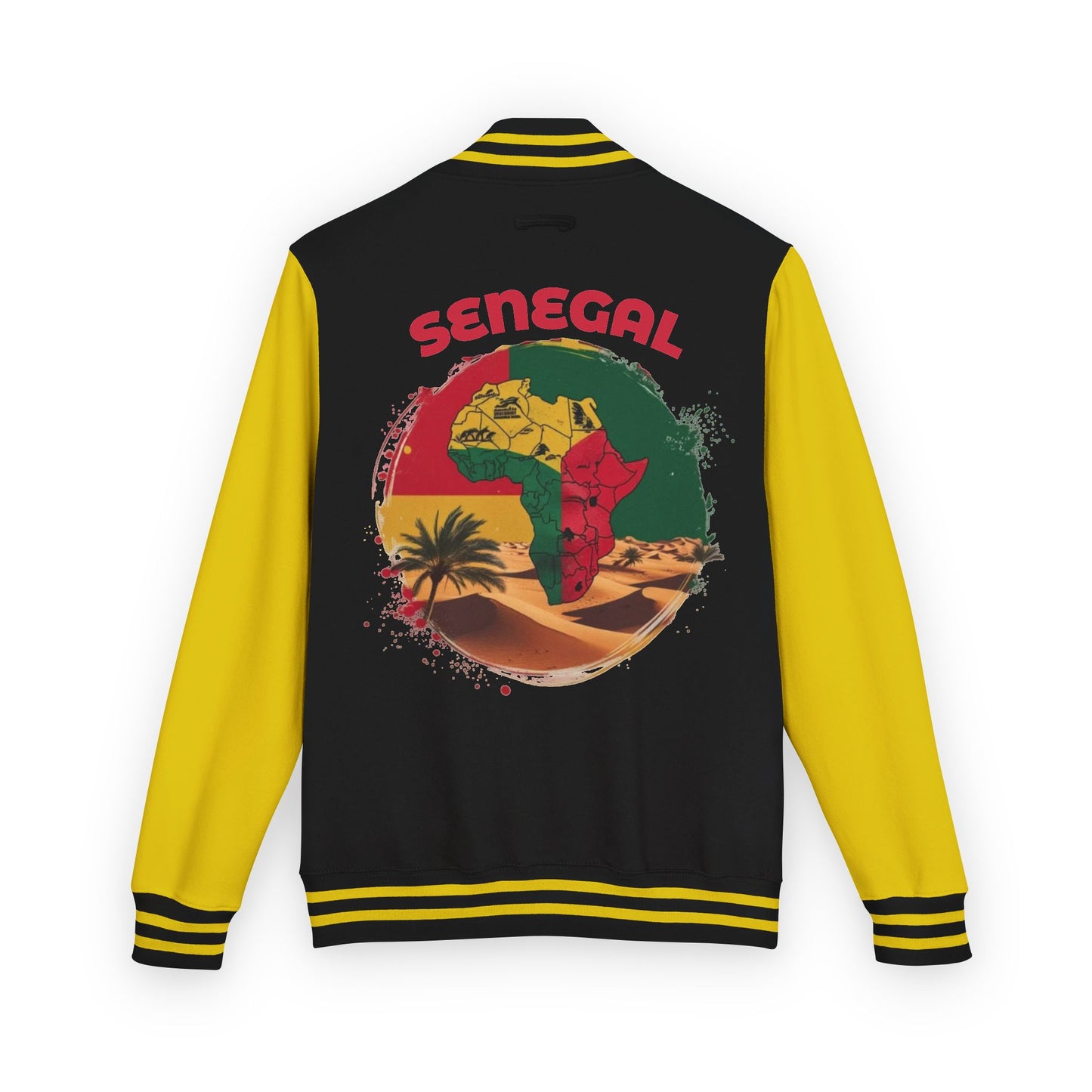 I LOVE SENEGAL Letterman Jacket: NDEYE