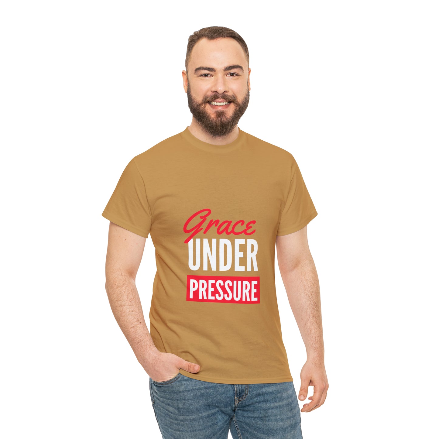 Grace Under Pressure Unisex Heavy Cotton Tee