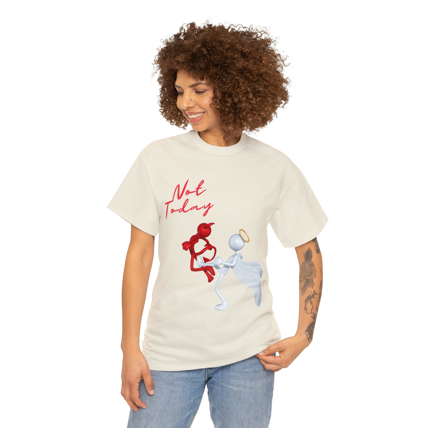 Not Today Unisex Heavy Cotton Tee