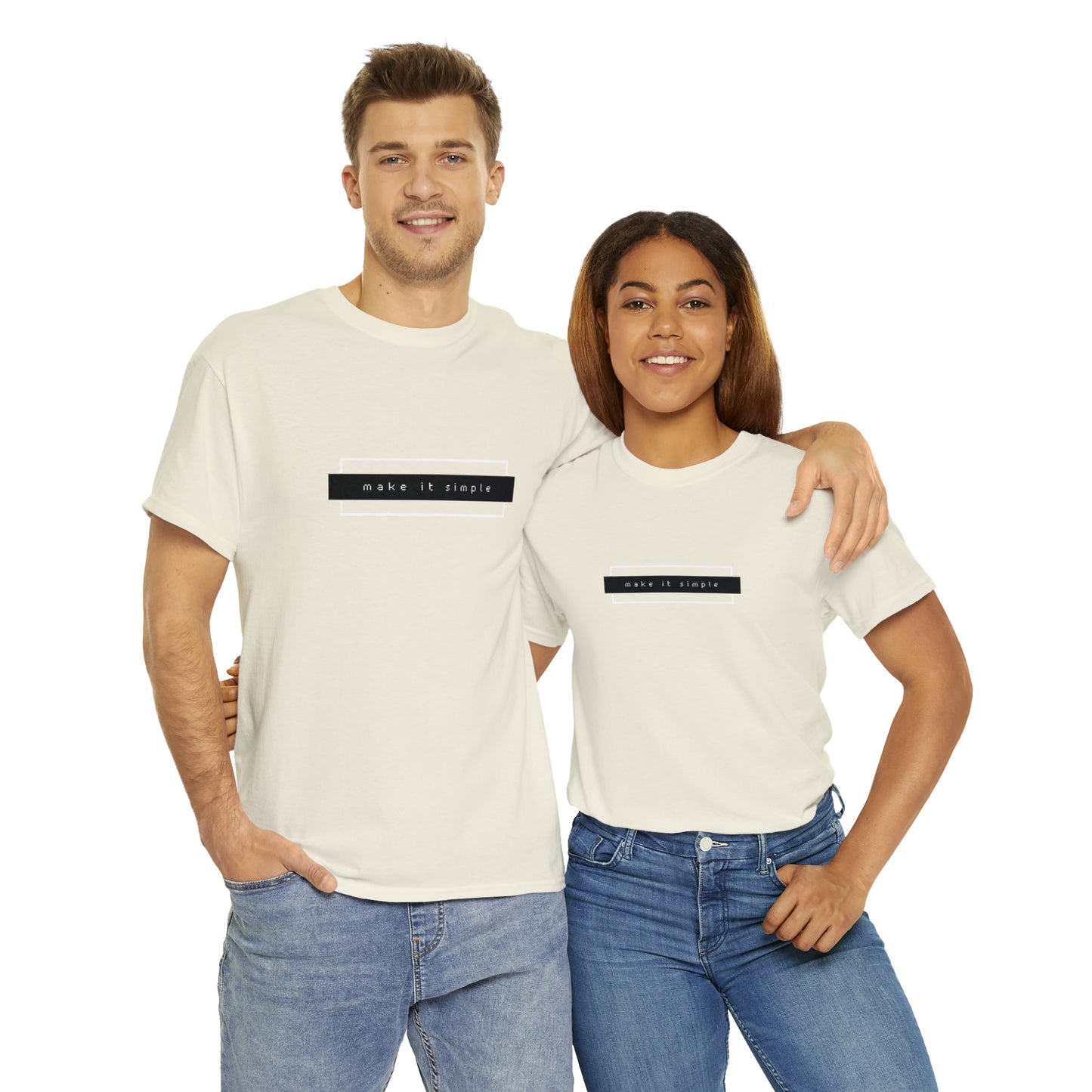 Make it simple Unisex Heavy Cotton Tee