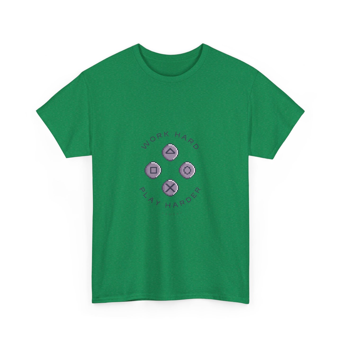 Work Hard Play Hard - Gamer Unisex Heavy Cotton Tee