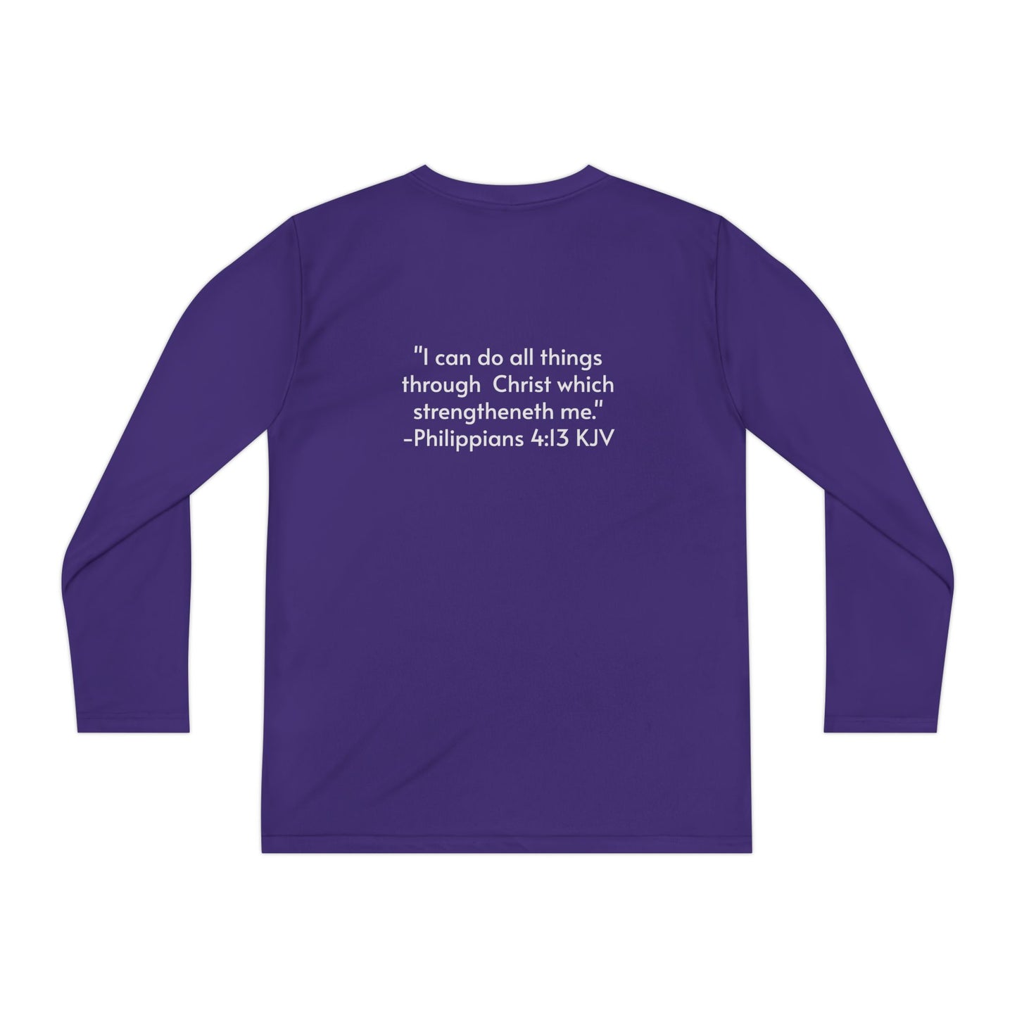 FOLM: EPIC -on the back: Philippians 4:13 - Youth Long Sleeve Tee