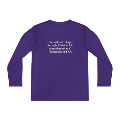 FOLM: EPIC -on the back: Philippians 4:13 - Youth Long Sleeve Tee
