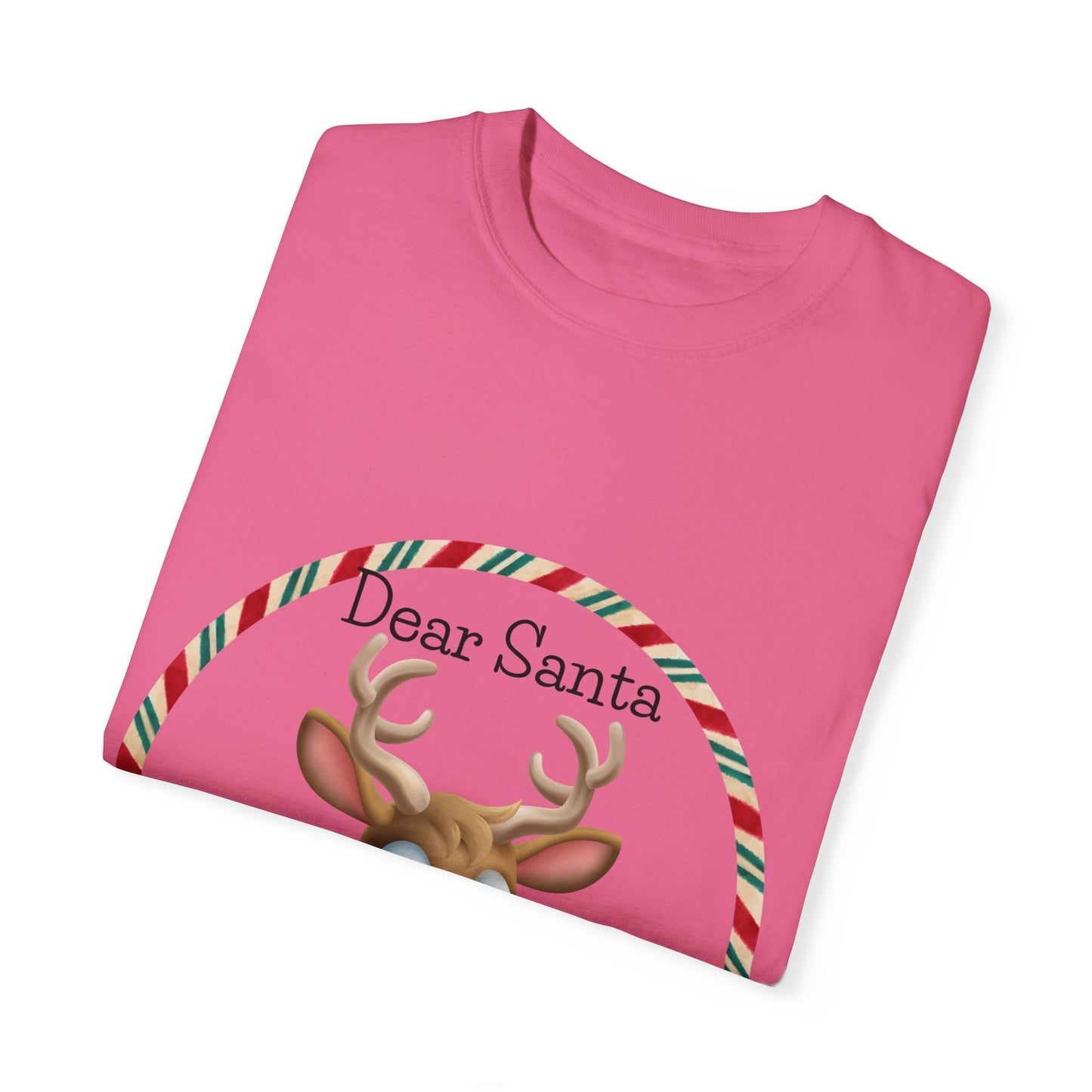 Dear Santa Define Naughty Unisex Garment-Dyed T-shirt