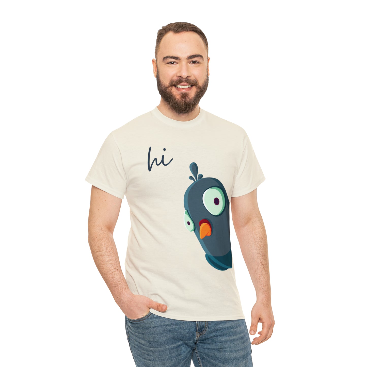 Hi Unisex Heavy Cotton Tee