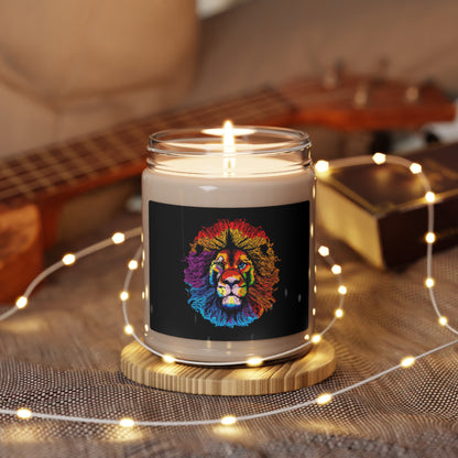 Brave Heart Lion Scented Soy Candle, 9oz