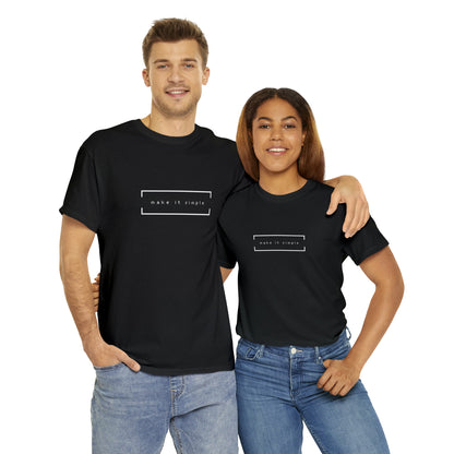 Make it simple Unisex Heavy Cotton Tee