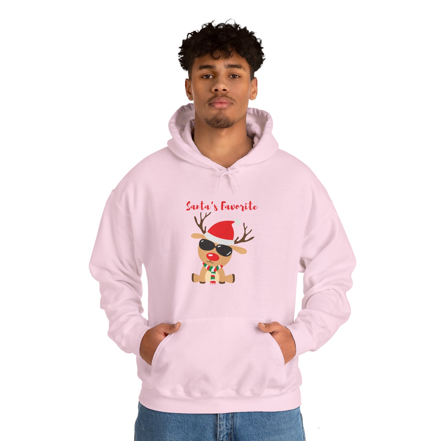 Santa’s Favorite Unisex Heavy Blend™ Hooded Sweatshirt Keep It Moving