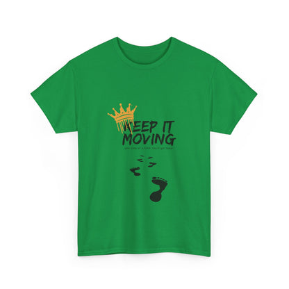 Keep It moving Foot prints Unisex Heavy Cotton Tee