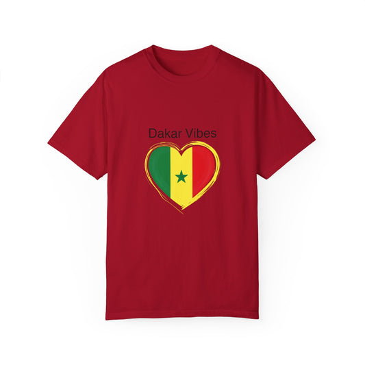 Dakar Vibes e Unisex Garment-Dyed T-shirt