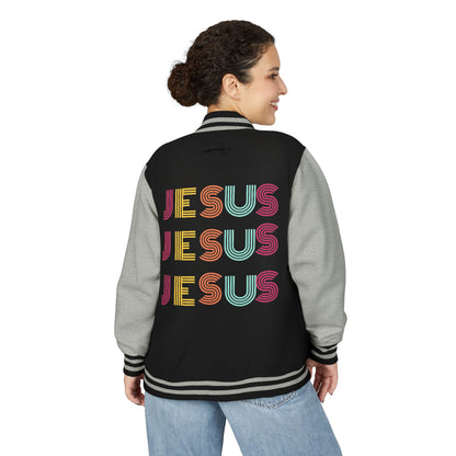 JESUS JESUS JESUS Letterman Jacket