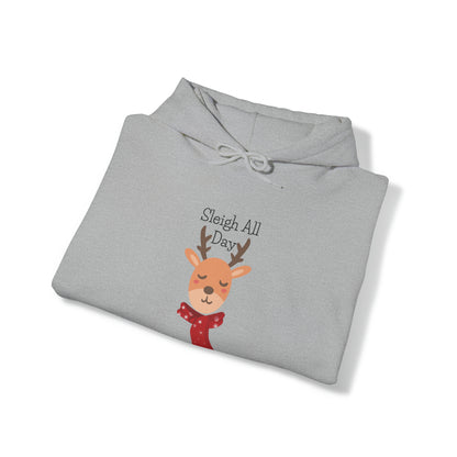 Sleigh All Day Unisex Heavy Blend™ Hooded Sweatshirt Keep It Moving