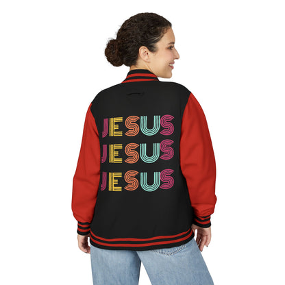 JESUS JESUS JESUS Letterman Jacket