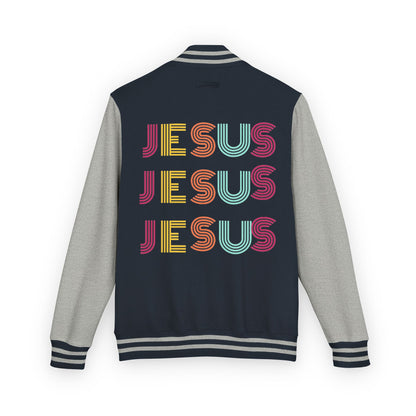 JESUS JESUS JESUS Letterman Jacket