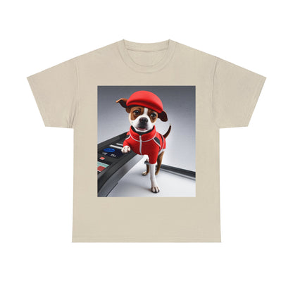 Red dog jogger Unisex Heavy Cotton Tee